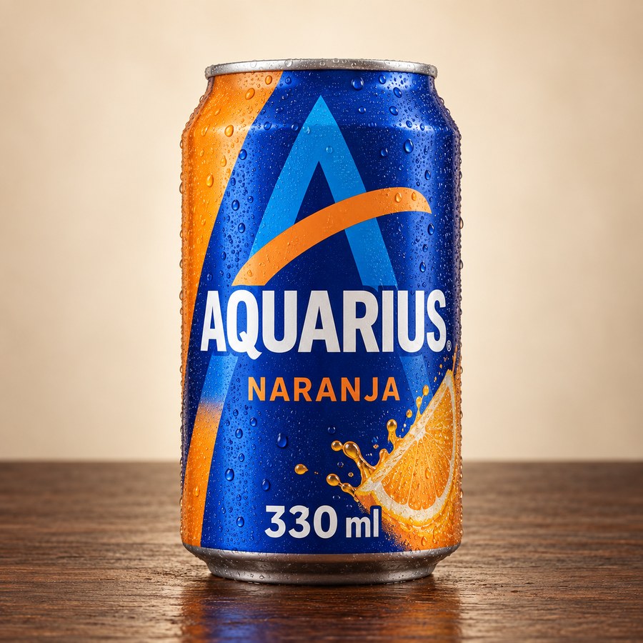 Aquarius Naranja lata 330 ml